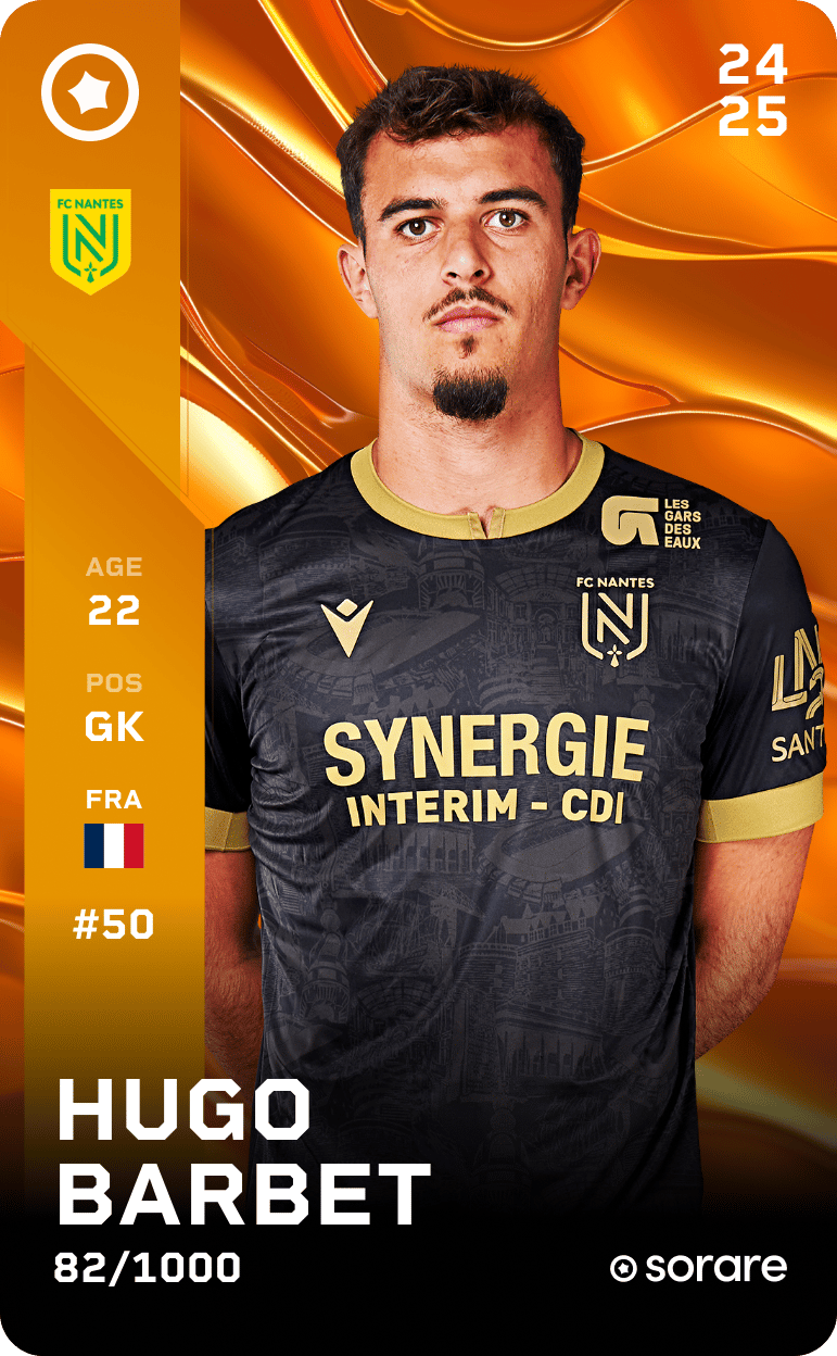 Hugo Barbet 2024-25 • Limited 82/1000
