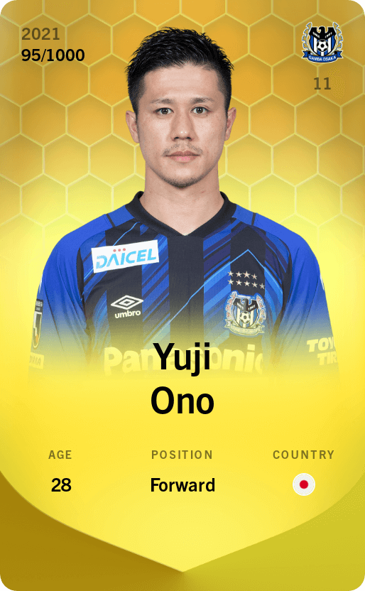 Yuji Ono 2021-22 • Limited 95/1000