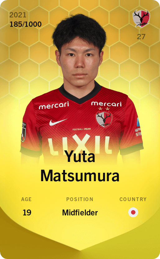Yuta Matsumura 2021-22 • Limited 185/1000