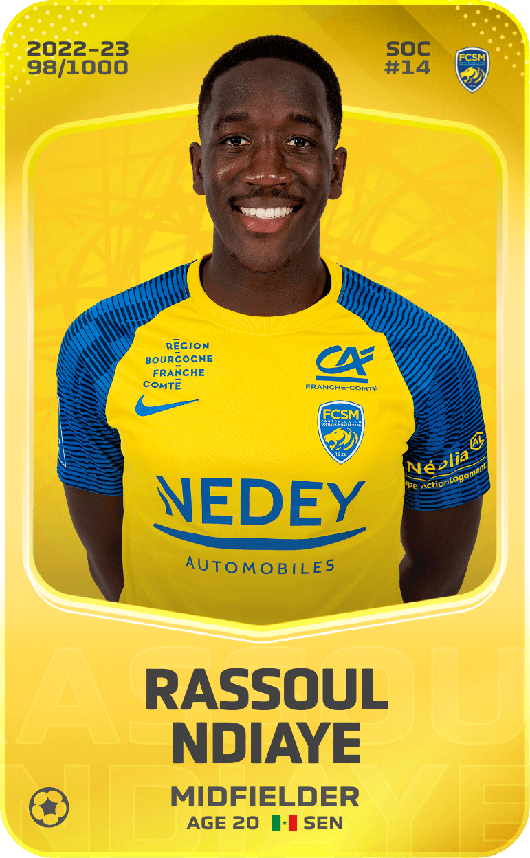 Rassoul Ndiaye 2022-23 • Limited 98/1000