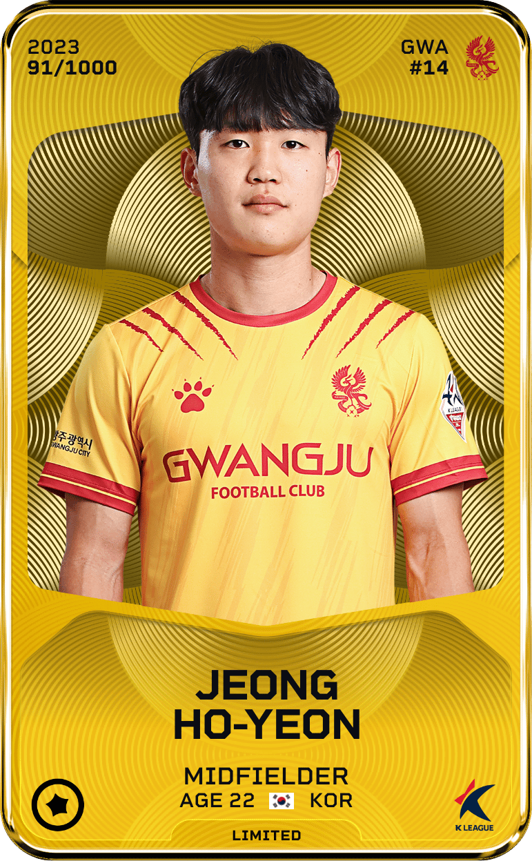 Jeong Ho-Yeon 2023-24 • Limited 91/1000