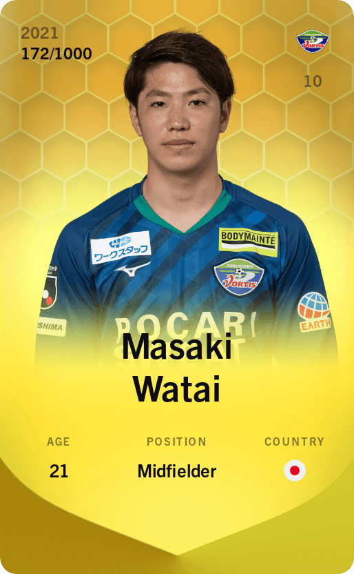 Masaki Watai 2021-22 • Limited 172/1000