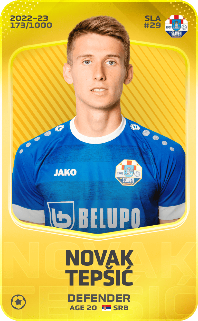Novak Tepšić 2022-23 • Limited 173/1000