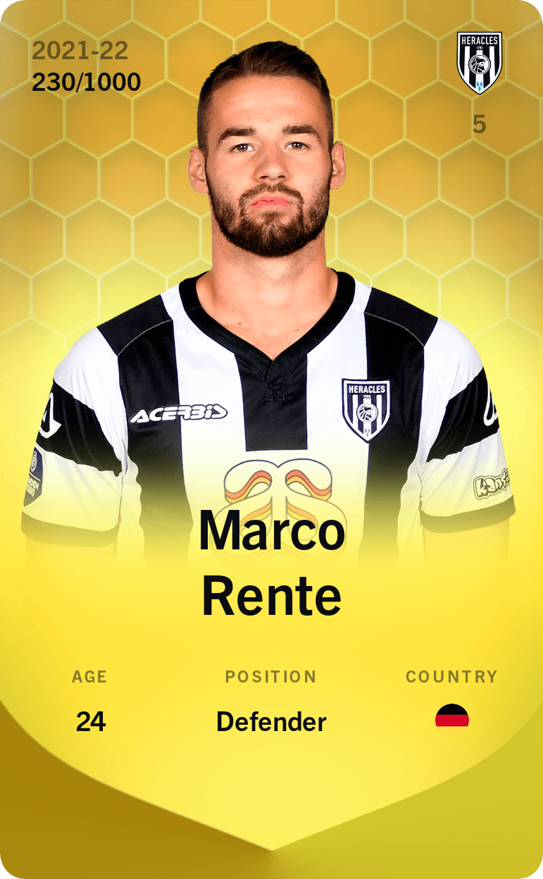 Marco Rente 2021-22 • Limited 230/1000