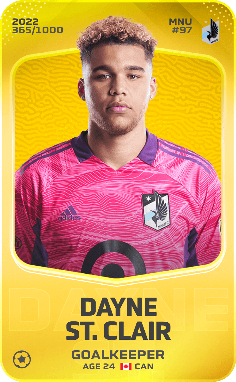 Dayne St. Clair 2022-23 • Limited 365/1000