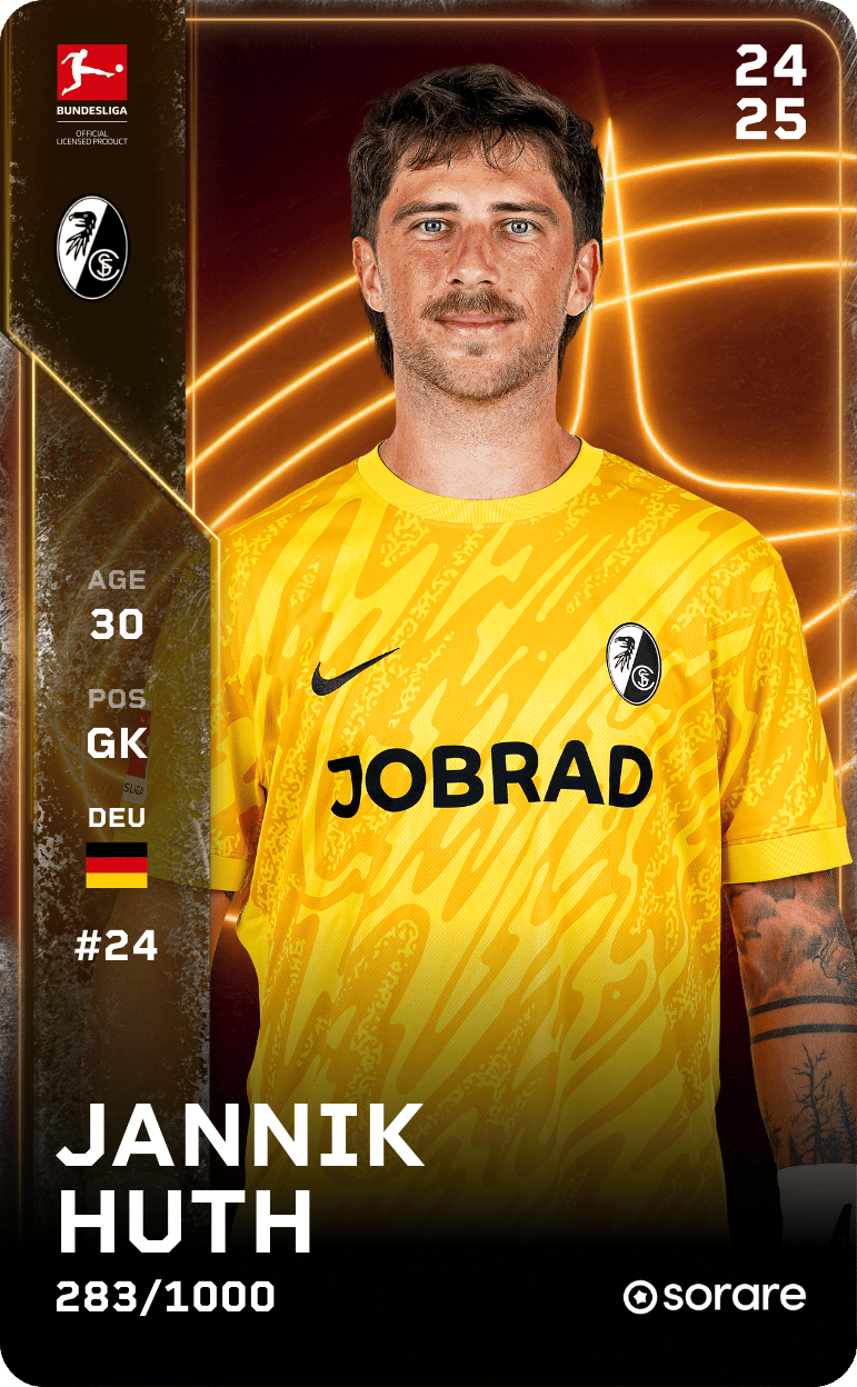 Jannik Huth 2024-25 • Limited 283/1000