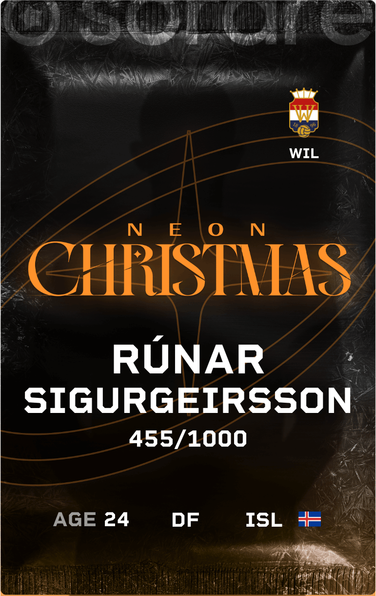 Rúnar Sigurgeirsson 2024-25 • Limited 455/1000
