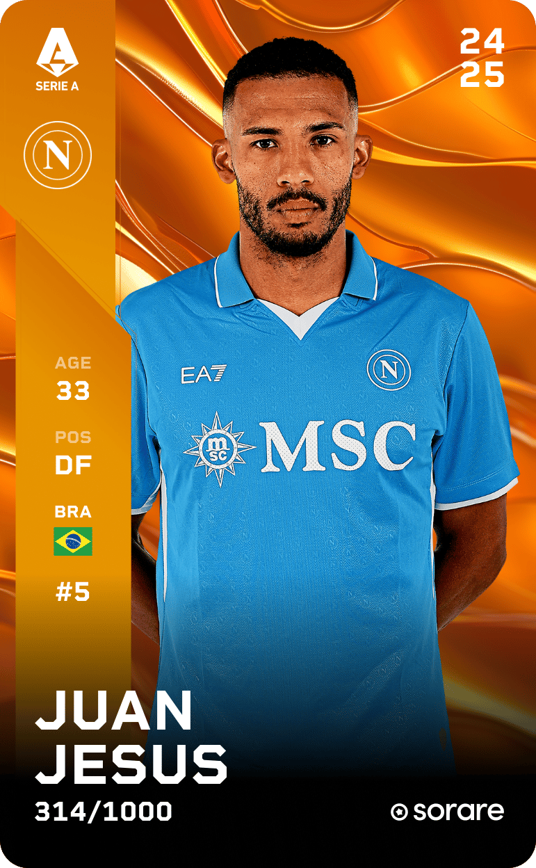Juan Jesus 2024-25 • Limited 314/1000