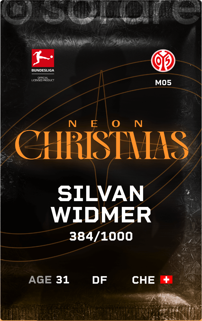 Silvan Widmer 2024-25 • Limited 384/1000