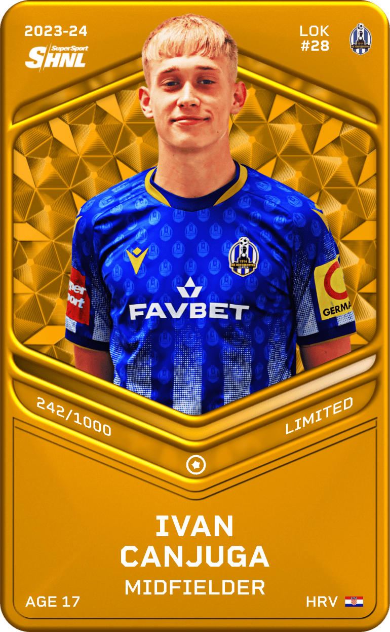 Ivan Canjuga 2023-24 • Limited 242/1000