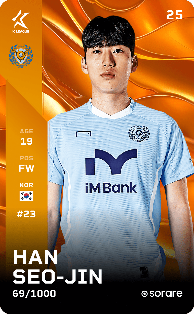 Han Seo-Jin 2025-26 • Limited 69/1000