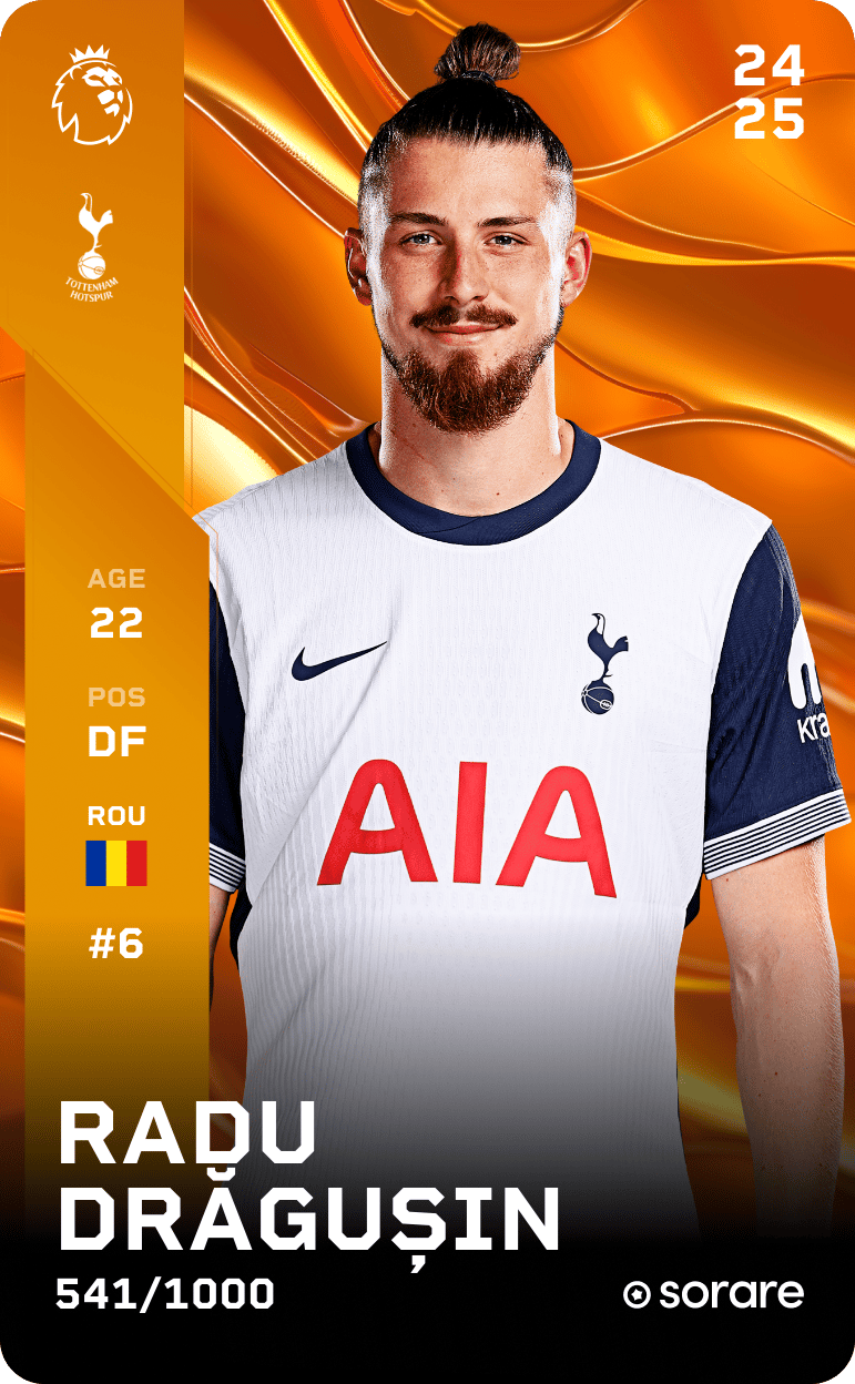 Radu Drăgușin 2024-25 • Limited 541/1000