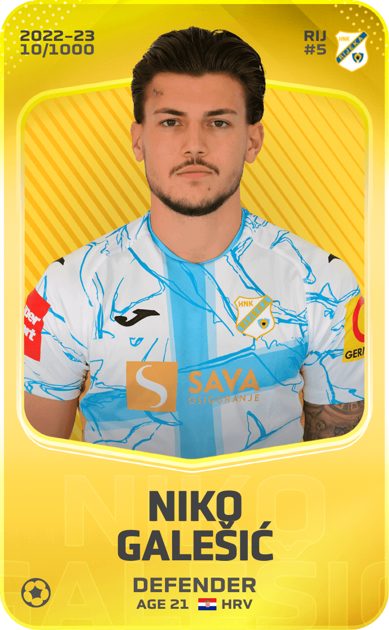 Niko Galešić 2022-23 • Limited 10/1000