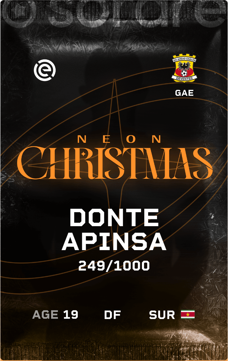 Donte Apinsa 2024-25 • Limited 249/1000