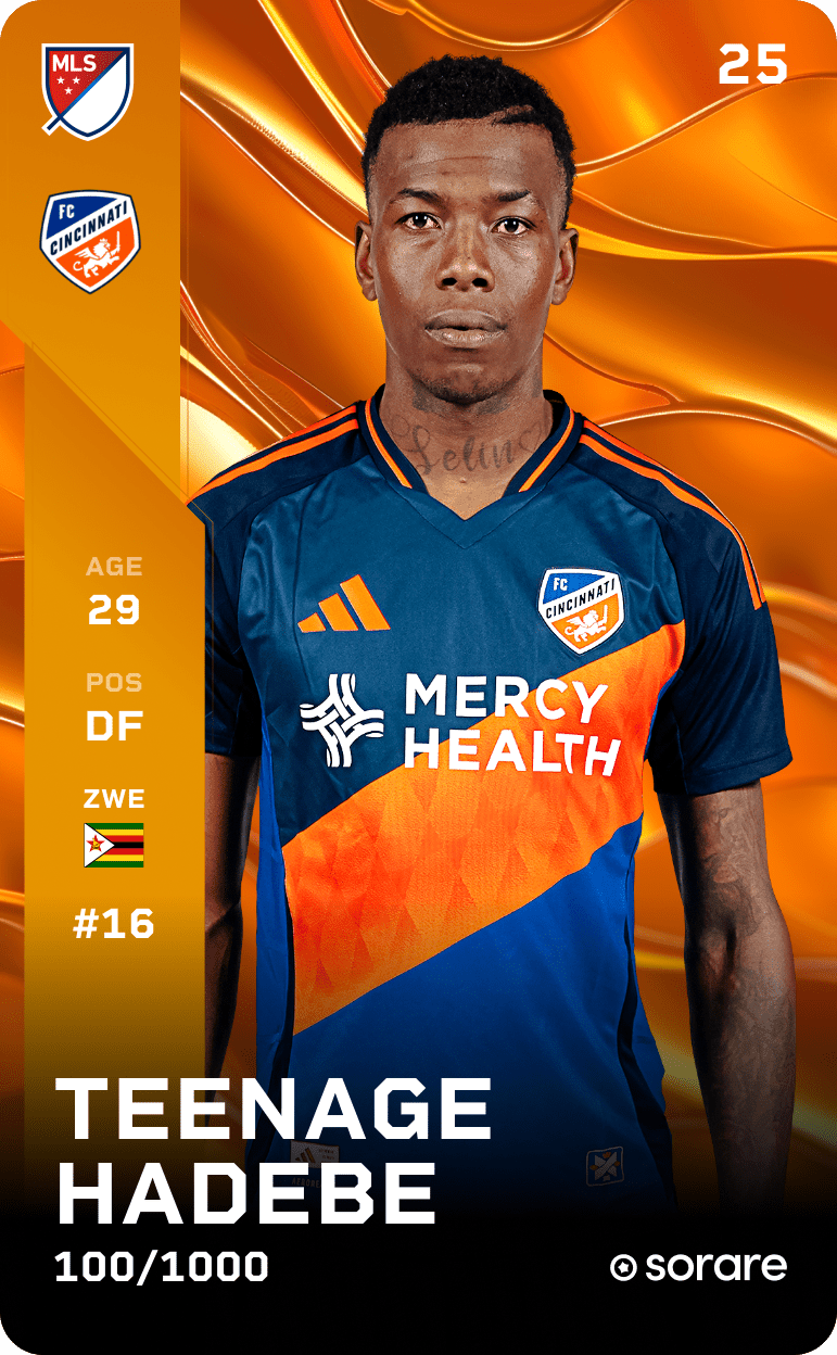 Teenage Hadebe 2025-26 • Limited 100/1000