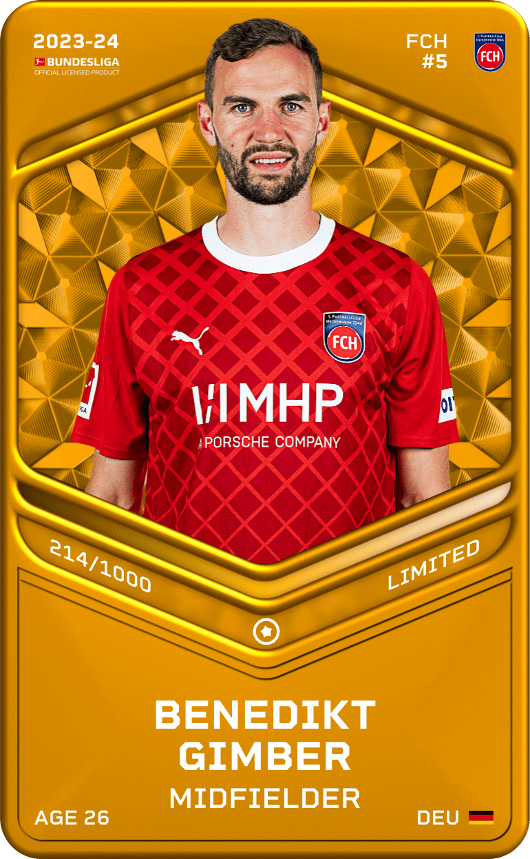 Benedikt Gimber 2023-24 • Limited 214/1000
