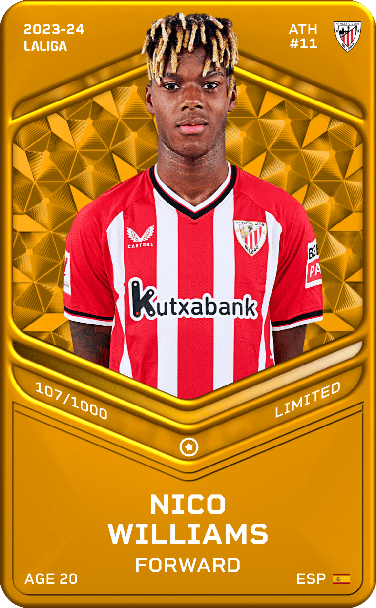 Nico Williams 2023-24 • Limited 107/1000