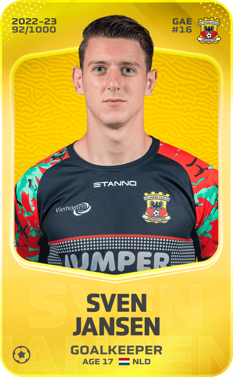 Sven Jansen 2022-23 • Limited 92/1000