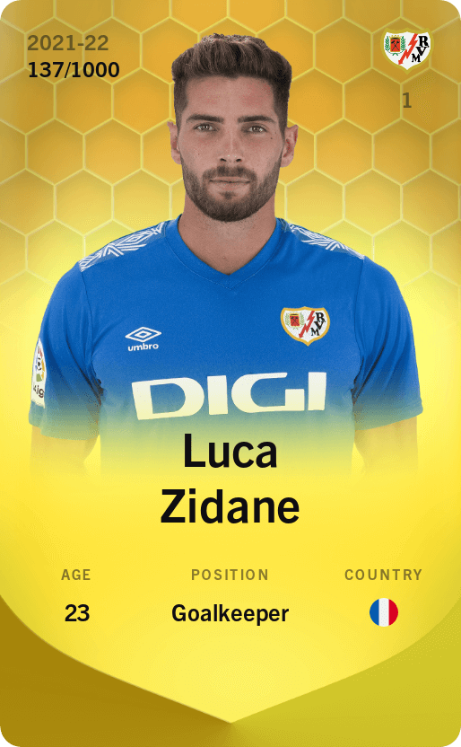 Luca Zidane 2021-22 • Limited 137/1000