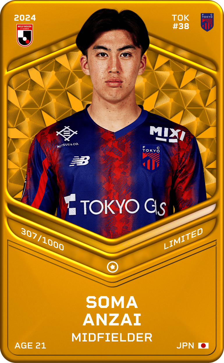 Soma Anzai 2024-25 • Limited 307/1000