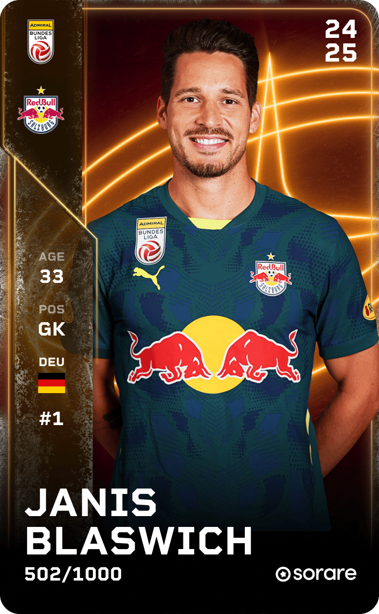 Janis Blaswich 2024-25 • Limited 502/1000