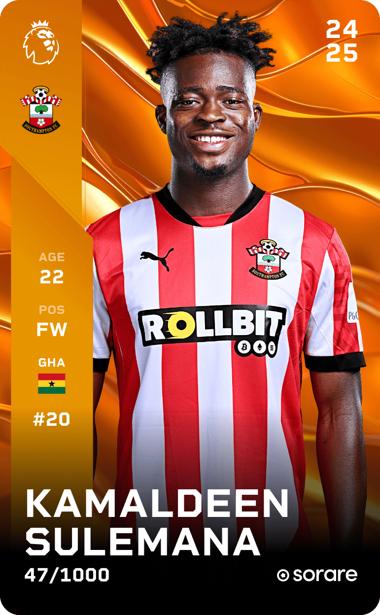 Kamaldeen sulemana 2024-25 • Limited 47/1000