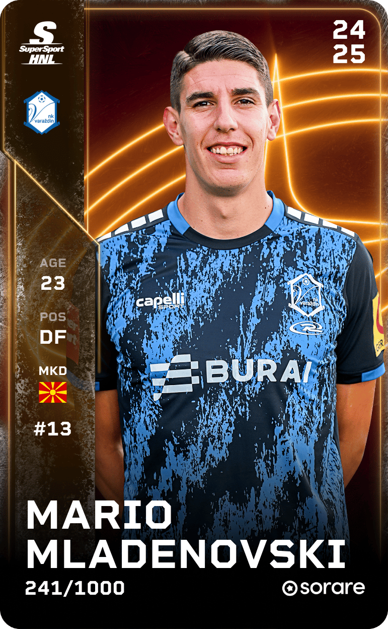 Mario Mladenovski 2024-25 • Limited 241/1000