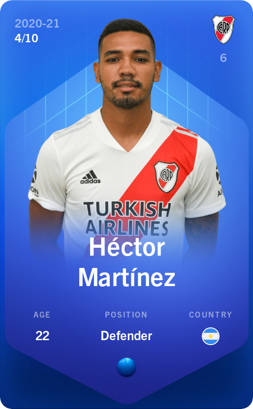 Sorare - Sorare Official - Héctor Martínez 2020-21 • Super Rare 4/10 - NFT # 84337391431626689488155563695987145890256106189958084859442529850961916746278