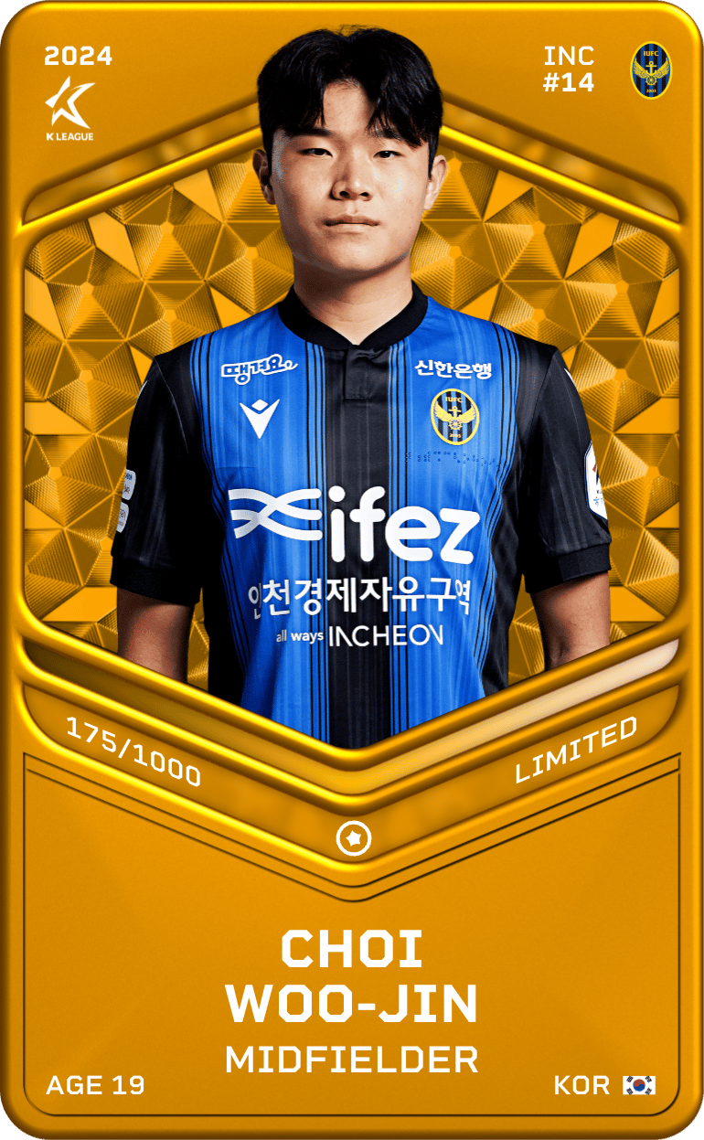 Choi Woo-Jin 2024-25 • Limited 175/1000