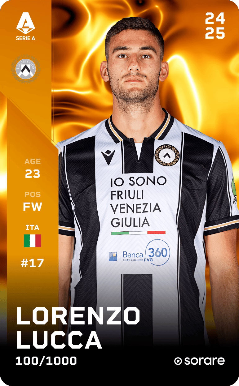 Lorenzo Lucca 2024-25 • Limited 100/1000