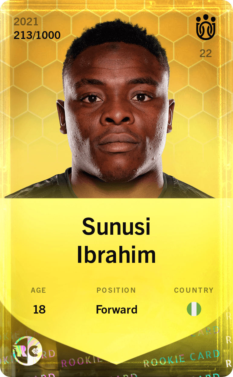 Sunusi Ibrahim 2021-22 • Limited 213/1000