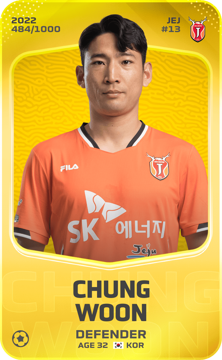 Chung Woon 2022-23 • Limited 484/1000