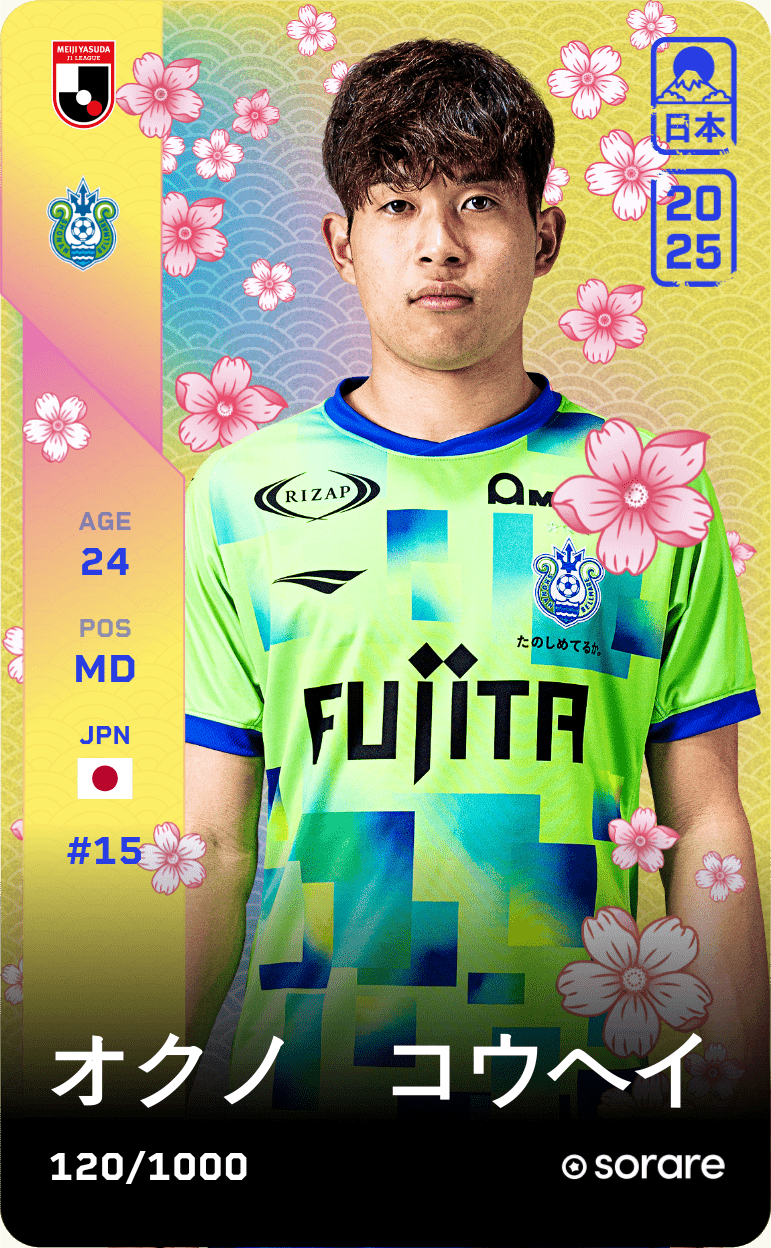 Kohei Okuno 2025-26 • Limited 120/1000