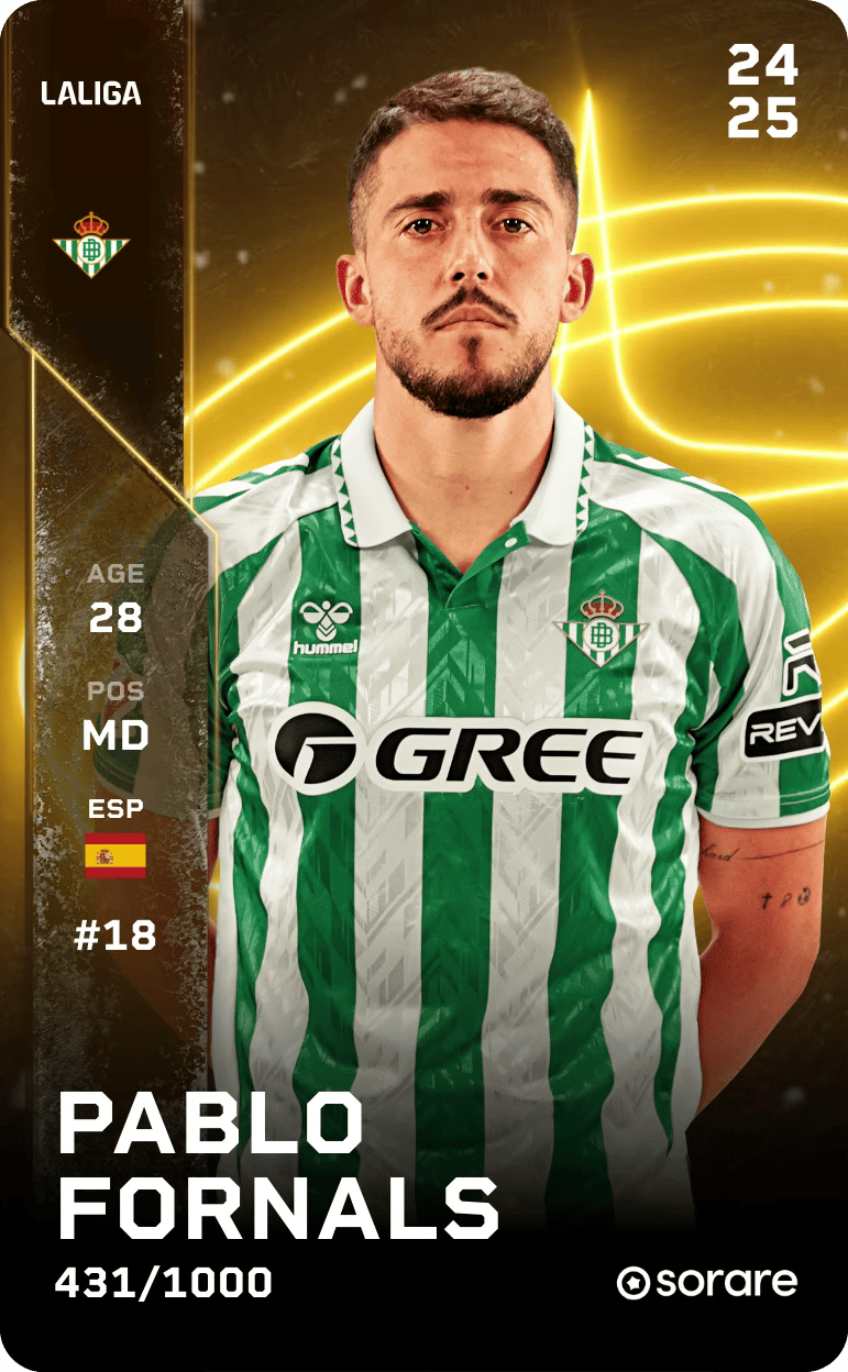 Pablo Fornals 2024-25 • Limited 431/1000