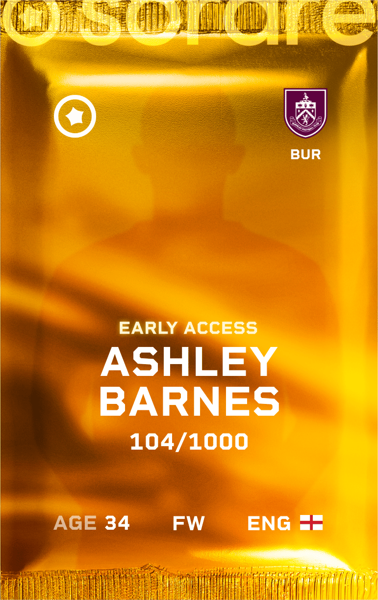Ashley Barnes 2024-25 • Limited 104/1000