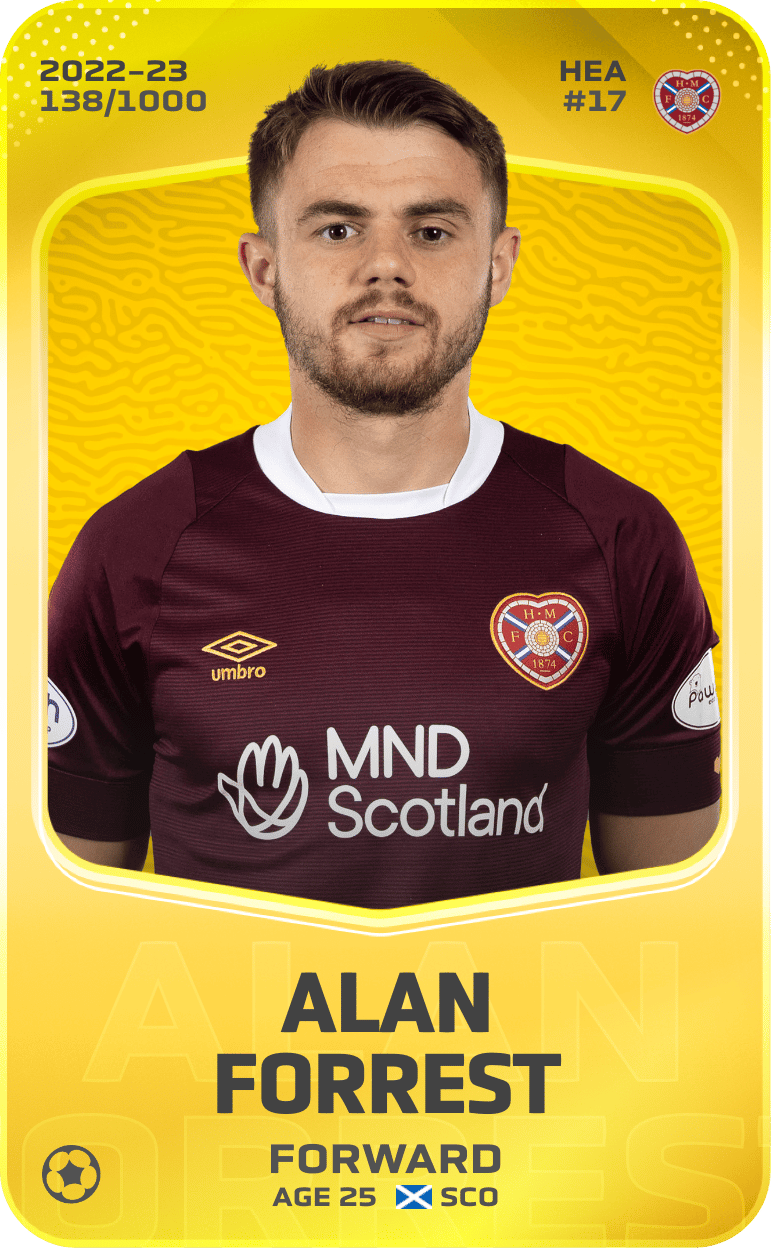 Alan Forrest 2022-23 • Limited 138/1000