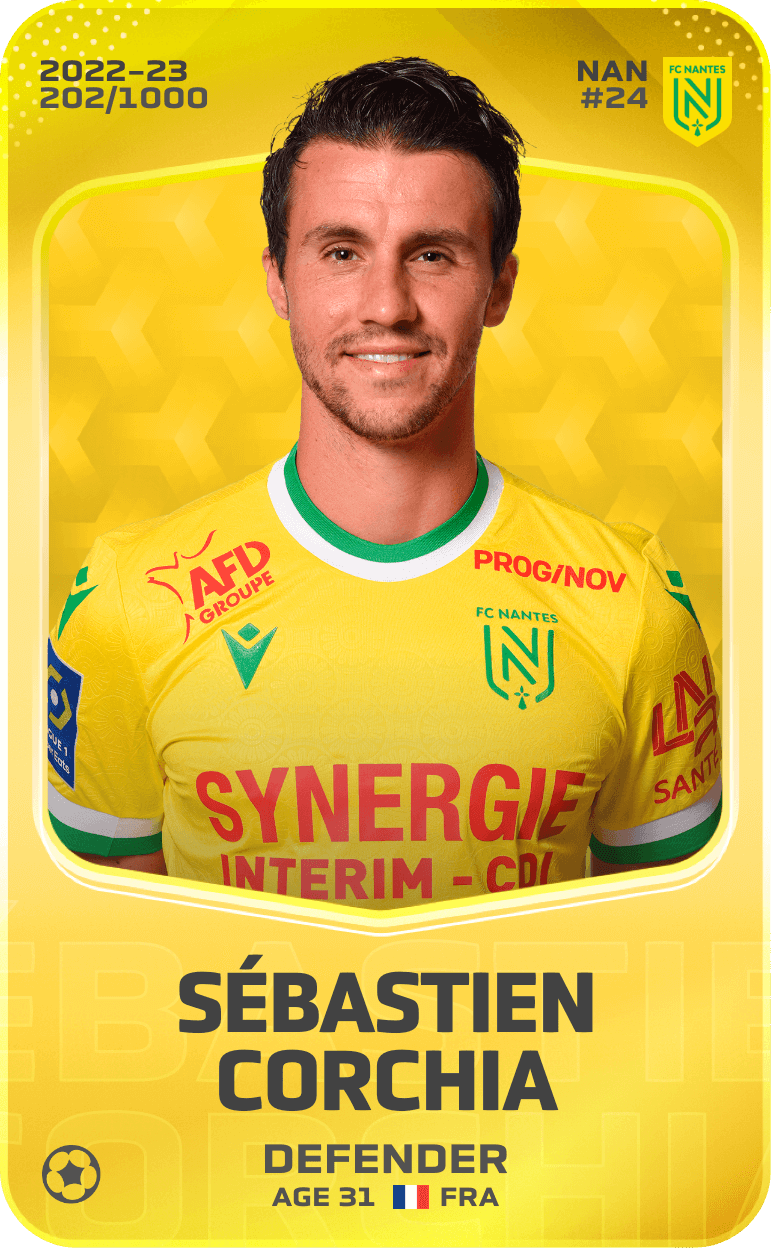 Sébastien Corchia 2022-23 • Limited 202/1000