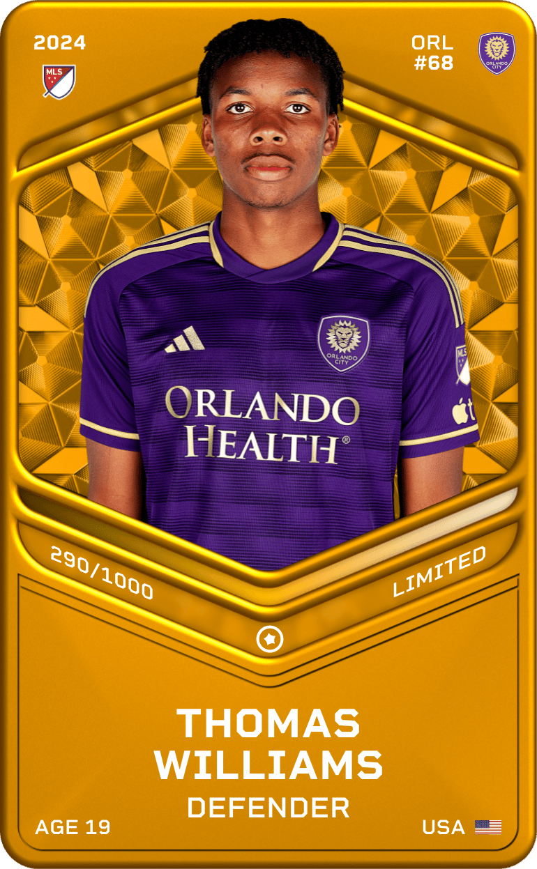 Thomas Williams 2024-25 • Limited 290/1000