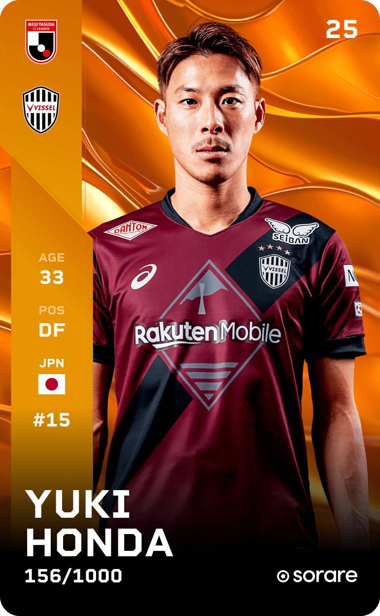 Yuki Honda 2025-26 • Limited 156/1000