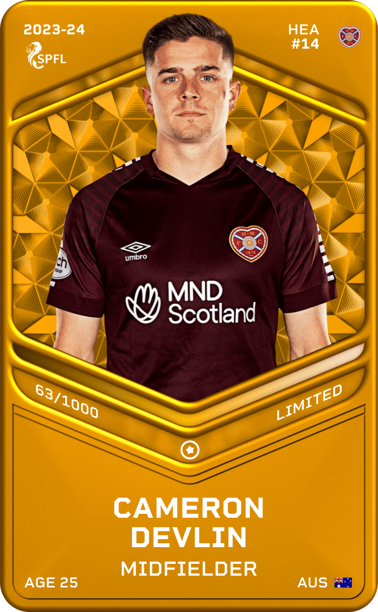 Cameron Devlin 2023-24 • Limited 63/1000
