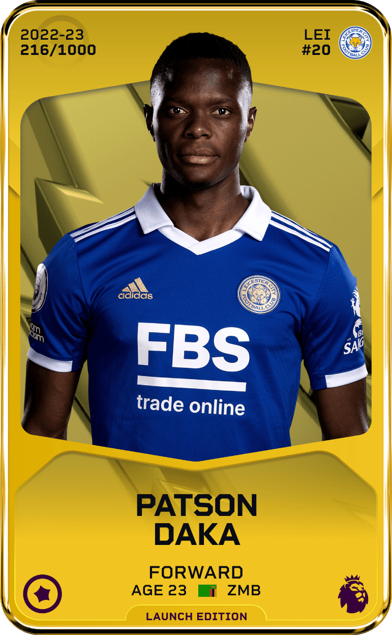 Patson Daka 2022-23 • Limited 216/1000