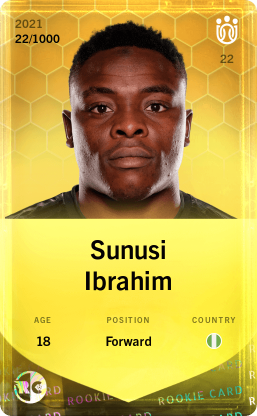 Sunusi Ibrahim 2021-22 • Limited 22/1000