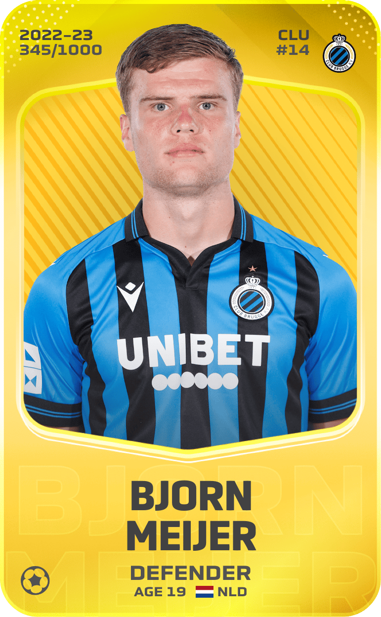 Bjorn Meijer 2022-23 • Limited 345/1000