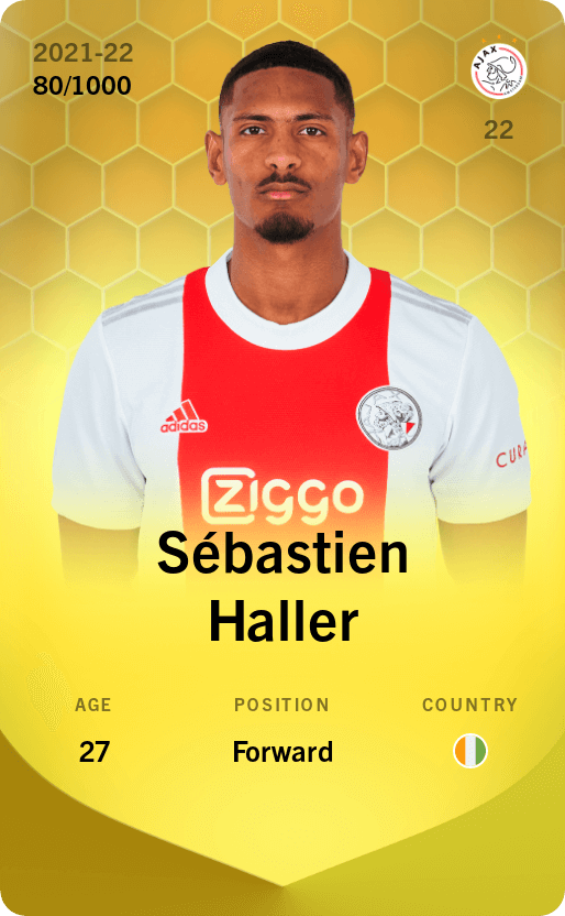 Sébastien Haller 2021-22 • Limited 80/1000