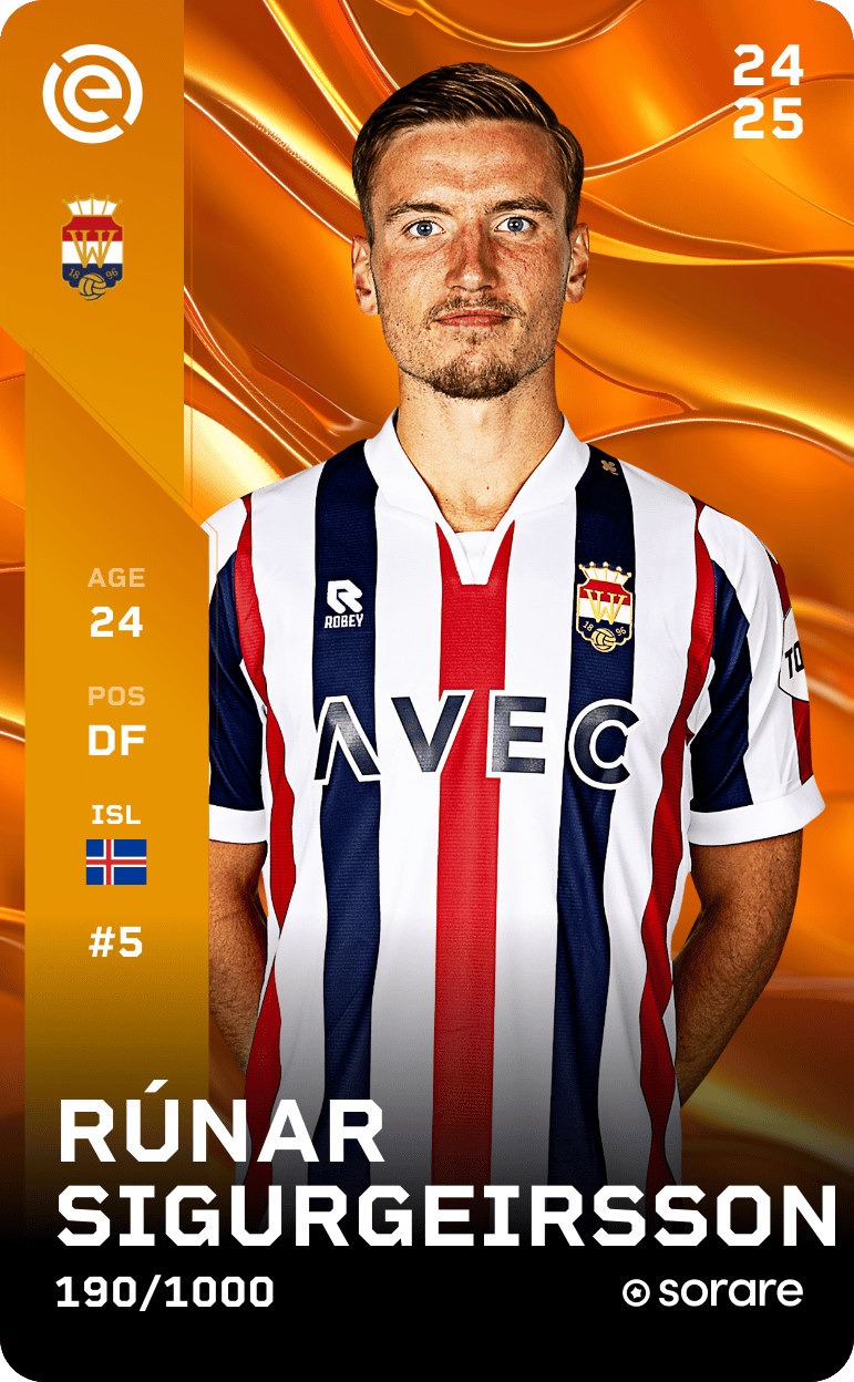 Rúnar Sigurgeirsson 2024-25 • Limited 190/1000