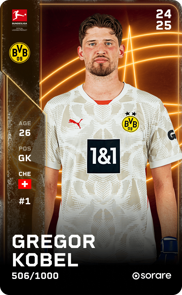 Gregor Kobel 2024-25 • Limited 506/1000