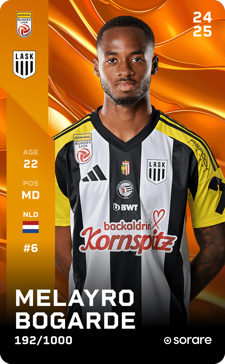 Melayro Bogarde 2024-25 • Limited 192/1000