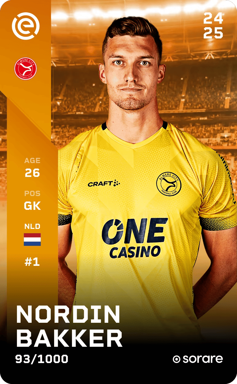 Nordin Bakker 2024-25 • Limited 93/1000