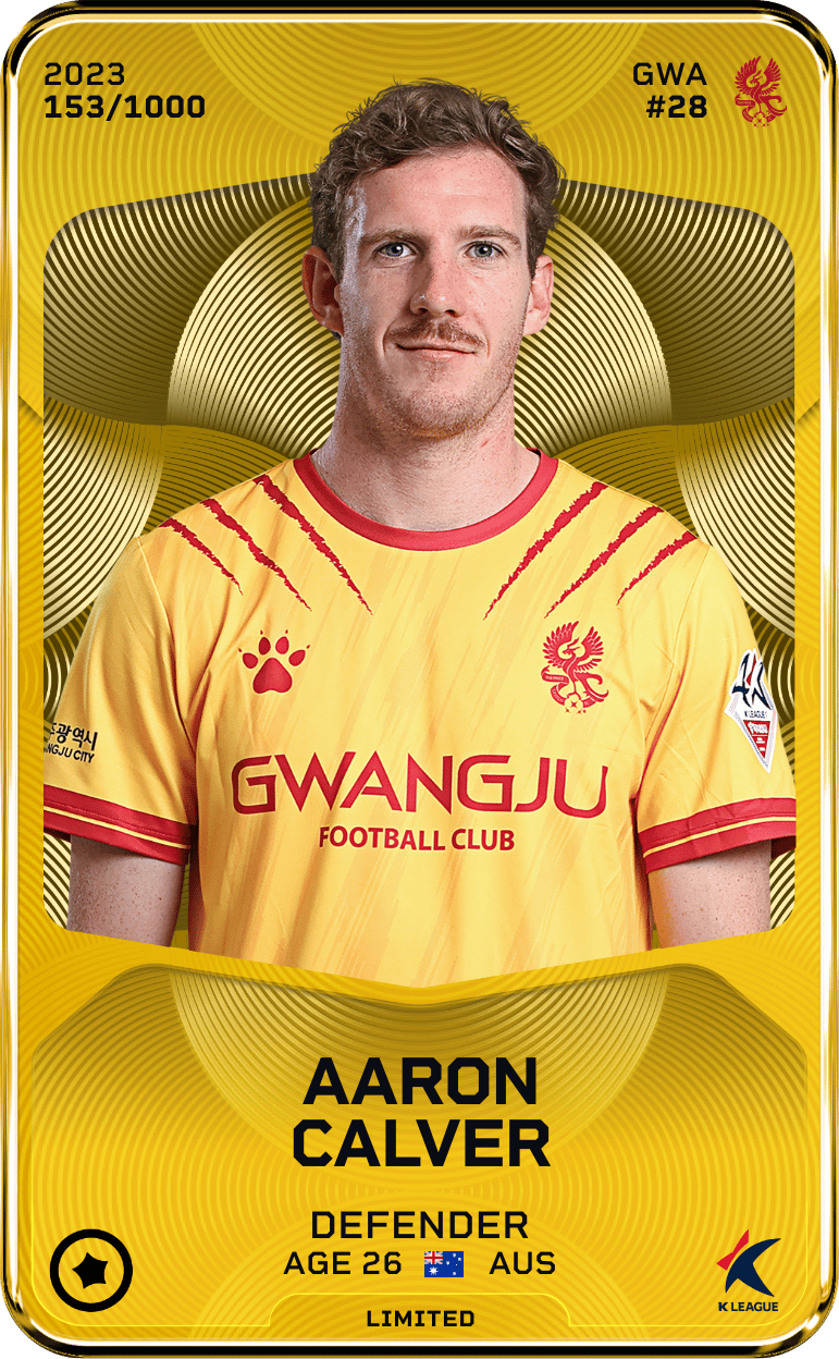 Aaron Calver 2023-24 • Limited 153/1000