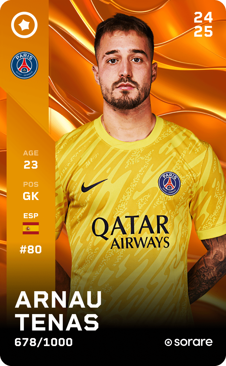 Arnau Tenas 2024-25 • Limited 678/1000